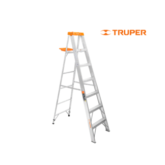 Escalera Tipo Tijera Simple Acceso de 6 Pasos Tipo II “Truper” 16744