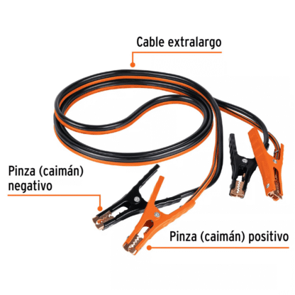 Cable pasa corriente de batería 350 A de 3.5M TRUPER - Imagen 3