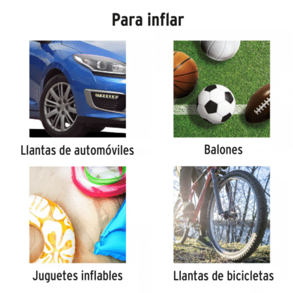 Compresora de aire con linterna para auto, 12v TRUPER - Imagen 5