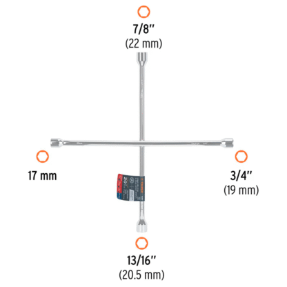 Llave de cruz - 20" TRUPER - Imagen 2