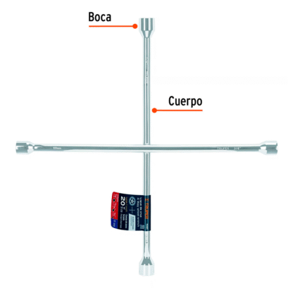 Llave de cruz - 20" TRUPER - Imagen 3