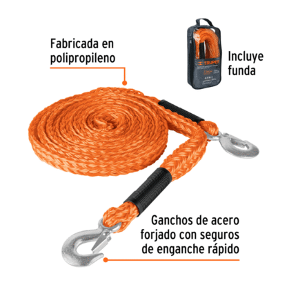 Soga con gancho para remolque de 2000KG TRUPER - Imagen 2