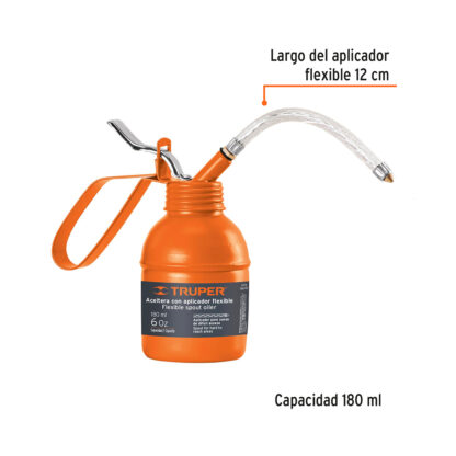 Aceitera de 180 ml con aplicador flexible TRUPER - Imagen 2