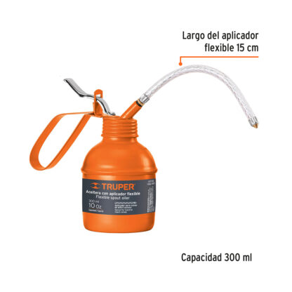 Aceitera de 300 ml con aplicador flexible TRUPER - Imagen 2