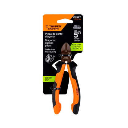 Alicate de corte diagonal 5″ Comfort Grip TRUPER - Imagen 3