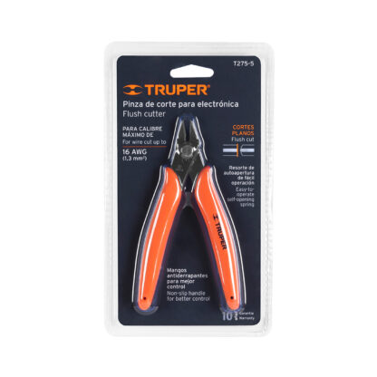 Alicate 5" de corte para electrónica TRUPER - Imagen 3