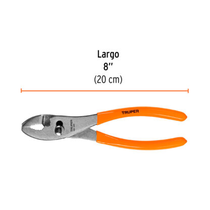 Alicate de mecánico 8" mango de PVC TRUPER - Imagen 2