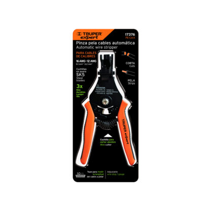 Alicate pelacables automático 6" 16 a 12 AWG TRUPER - Imagen 4