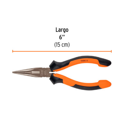 Alicate de punta y corte 6" Comfort Grip TRUPER - Imagen 2