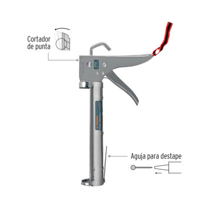 Aplicador de silicona con cremallera TRUPER - Imagen 3