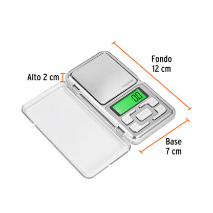 Balanza electrónica de bolsillo 500 g TRUPER - Imagen 3