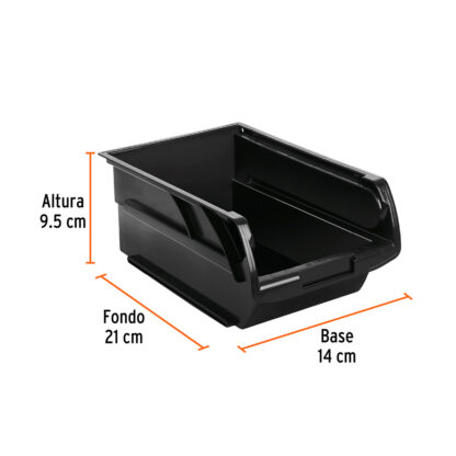 Bandeja apilable #2.5 de plástico TRUPER - Imagen 2