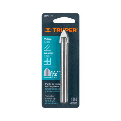 Broca para vidrio y mayólica 1/2" TRUPER - Imagen 3