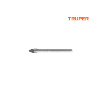 Broca para vidrio y mayólica 1/4" TRUPER