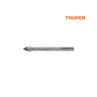 Broca para vidrio y mayólica 3/8" cuerpo de espiral TRUPER