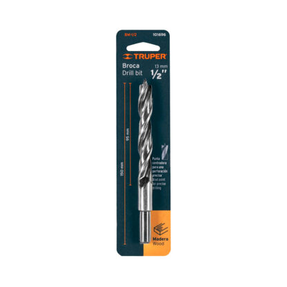 Broca punta centradora para madera 1/2" TRUPER - Imagen 3