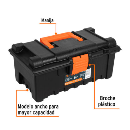 Caja para Herramientas 14" sin compartimentos TRUPER - Imagen 2