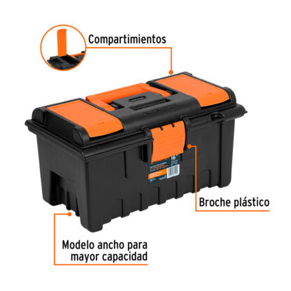 Caja para Herramientas 16" con Compartimentos TRUPER - Imagen 2