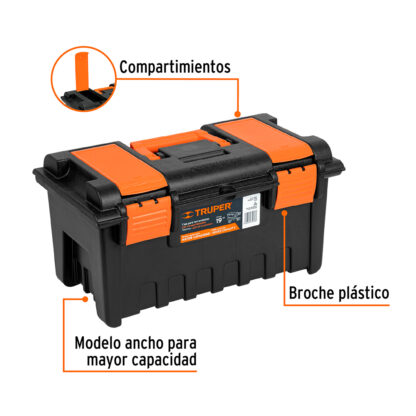 Caja para Herramientas 19" con Compartimentos TRUPER - Imagen 2