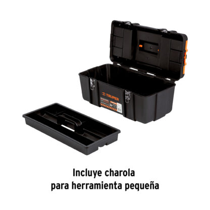 Caja para Herramientas 20" con Compartimentos, Broches Metálicos TRUPER - Imagen 4