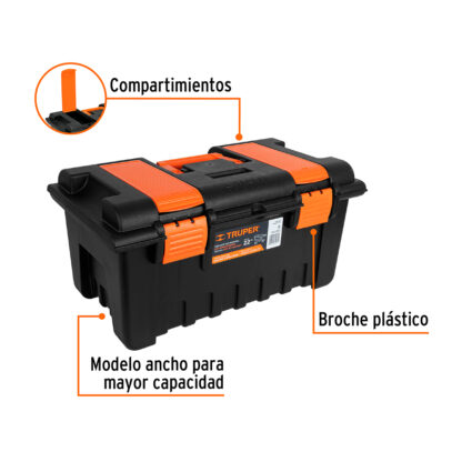 Caja para Herramientas 22" con Compartimentos TRUPER - Imagen 2