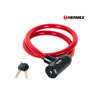 Candado de Cable con Llave 1.20 m x 20 mm HERMEX