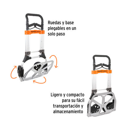 Carreta de Carga Plegable 200 kg TRUPER - Imagen 3