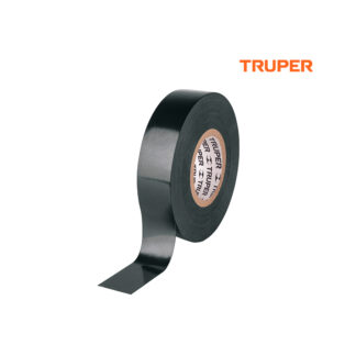 Cinta Aislante 18 m x 19 mm Negra en Blíster TRUPER