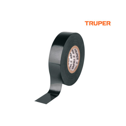 Cinta Aislante 18 m x 19 mm Negra en Blíster TRUPER