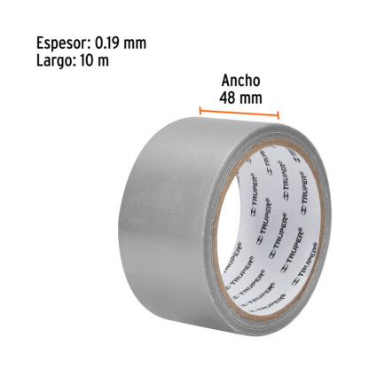 Cinta para Ducto 10 m, espesor 0.19 mm TRUPER - Imagen 2