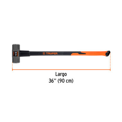 Comba octogonal 10 lb mango fibra de vidrio 36" TRUPER - Imagen 3