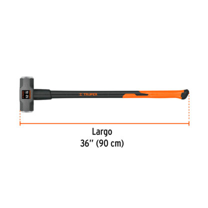Comba octogonal 12 lb mango fibra de vidrio 36" TRUPER - Imagen 3