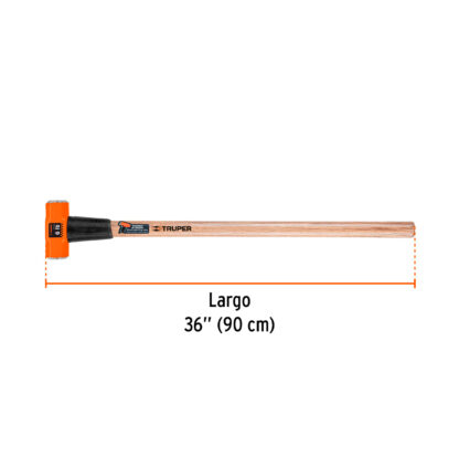 Comba octogonal 6 lb mango de madera 36" TRUPER - Imagen 3