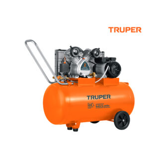 Compresora de aire 120 L lubricada de banda horizontal TRUPER
