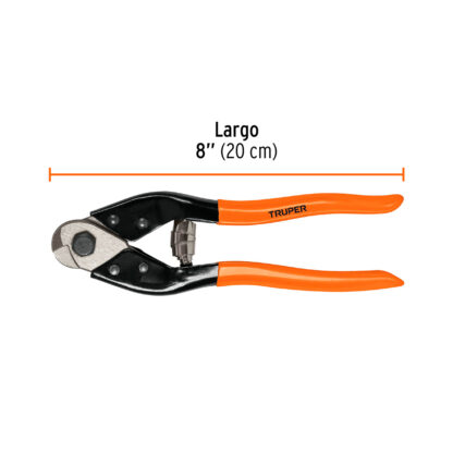Cortador de cable y alambre 8" TRUPER - Imagen 2