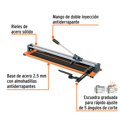 Cortador de mayólica 26" con rodajes TRUPER - Imagen 2