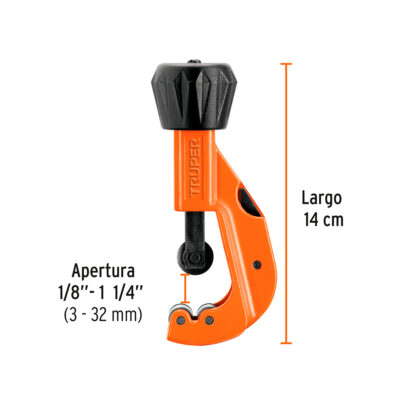 Cortador de tubo 1/8" a 1 1/4" TRUPER - Imagen 3