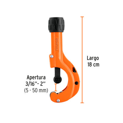 Cortador de tubo 3/16" a 2" TRUPER - Imagen 3