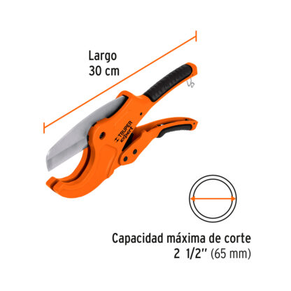 Cortador profesional de tubo plástico TRUPER - Imagen 2