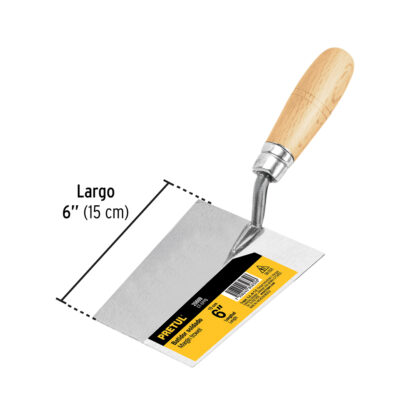 Cuchara para albañil 6″ yesera PRETUL - Imagen 2