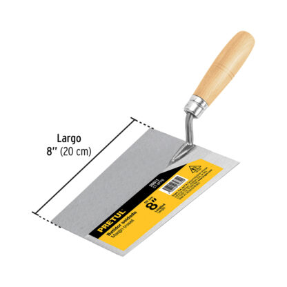 Cuchara para albañil 8″ yesera PRETUL - Imagen 2