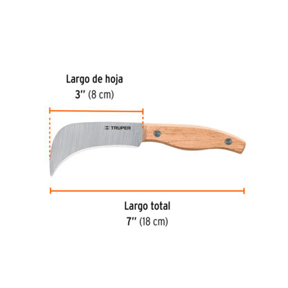 Cuchillo 7" para alfombras TRUPER - Imagen 2