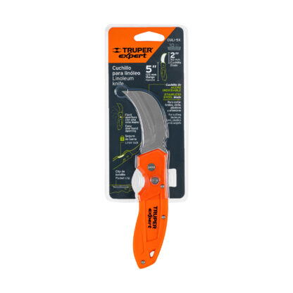 Cuchillo plegable 7" para alfombras TRUPER - Imagen 3