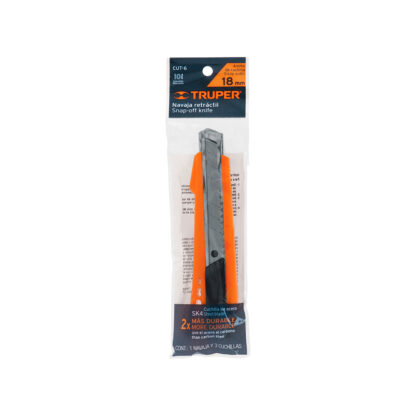 Cutter 18 mm plástico con alma metálica TRUPER - Imagen 3