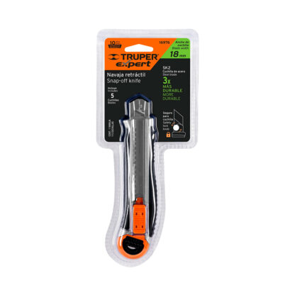 Cutter 18 mm con alma y cuerpo metálicos TRUPER - Imagen 3
