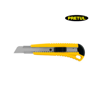 Cutter 18 mm plástico con alma metálica PRETUL