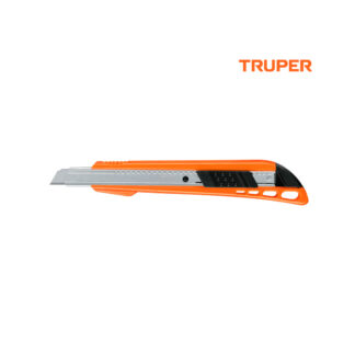Cutter 9 mm plástico con alma metálica TRUPER