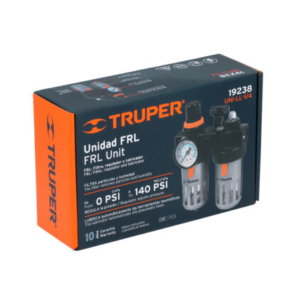 Filtro y regulador de aire con módulo de lubricación TRUPER - Imagen 2