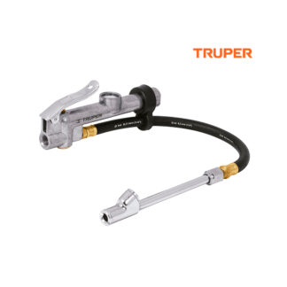 Inflador calibrador de cabeza doble TRUPER