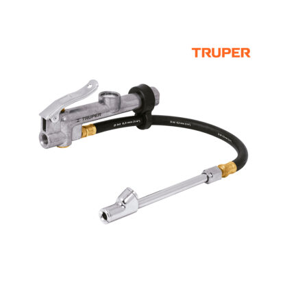 Inflador calibrador de cabeza doble TRUPER